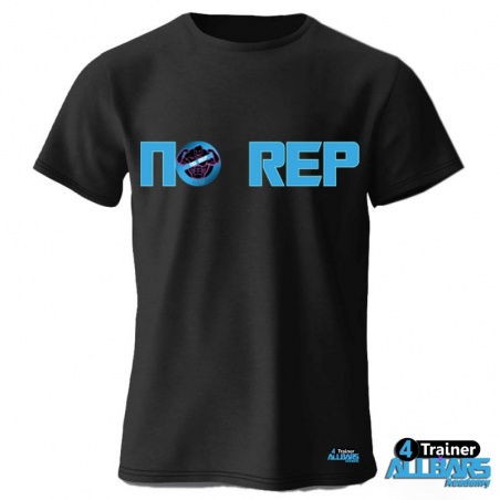 T-shirt NO REP - Version Bleu - 4TRAINER x ALLBARS