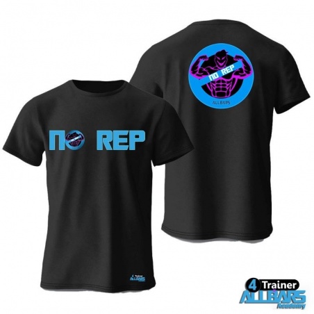 T-shirt NO REP - Version Bleu - 4TRAINER x ALLBARS