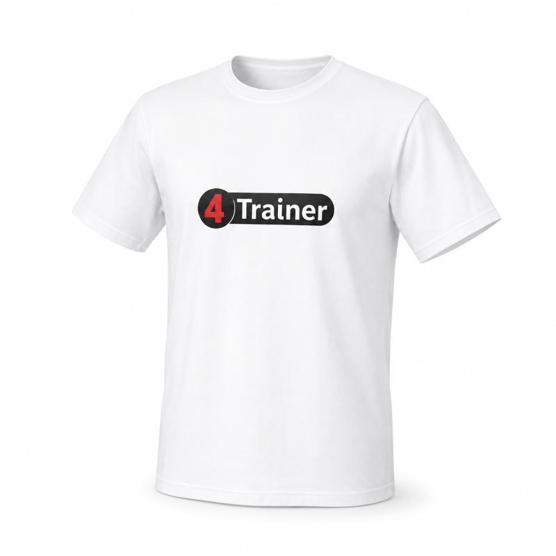 T-shirt Blanc à manches courtes 4Trainer