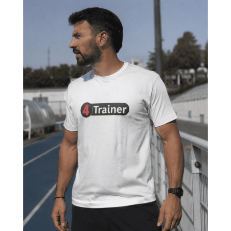 T-shirt Blanc à manches courtes 4Trainer