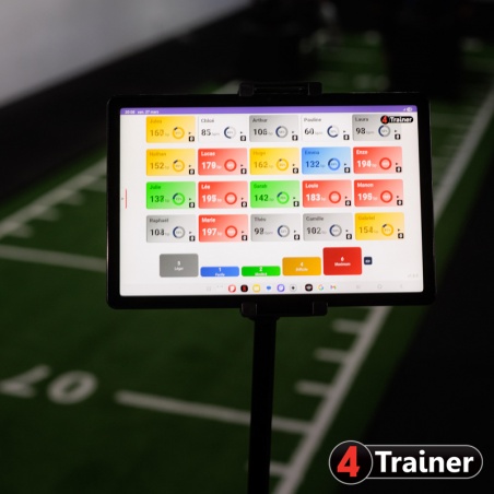 CARDIO TEAM - Analyseur de Fréquence Cardiaque en direct - 4Trainer