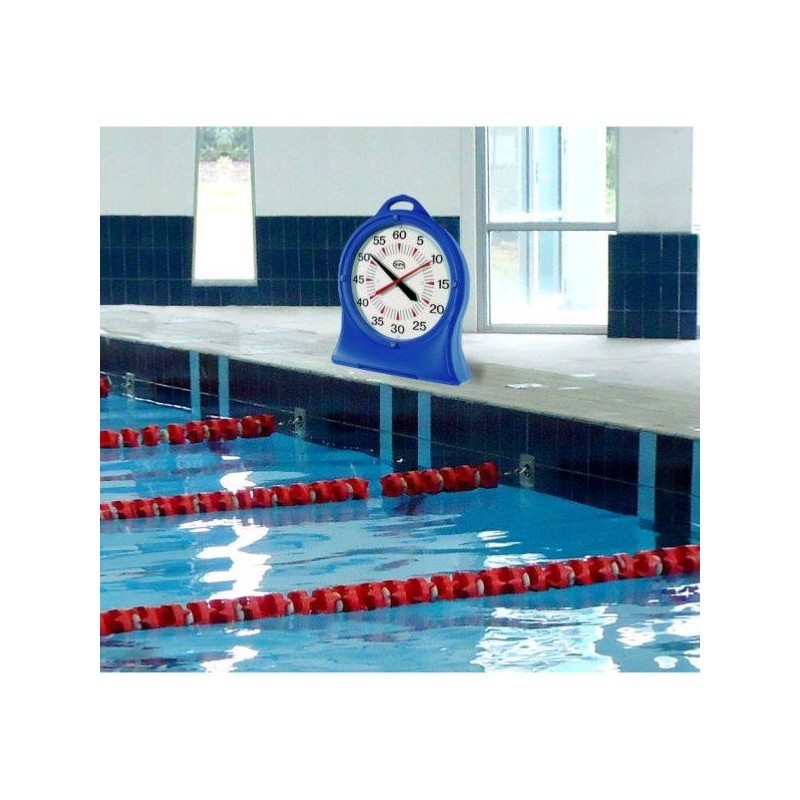 Chronomètre piscine 2 aiguilles portable