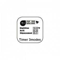 Chronomètre - Montre spécial ARBITRE - Compte à rebours