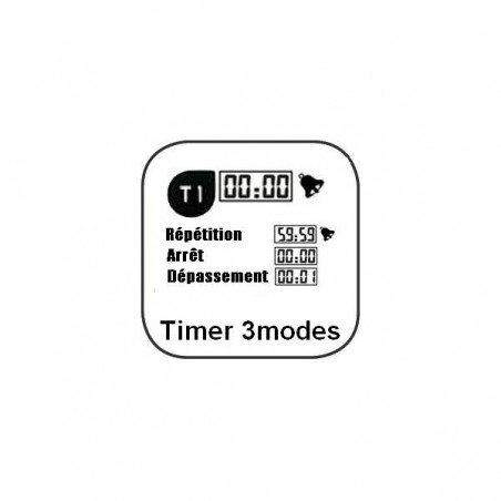 Chronomètre - Montre spécial ARBITRE - Compte à rebours