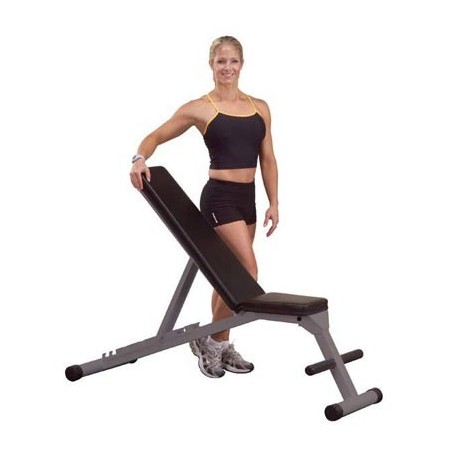 Banc incliné décliné pliable Bodysolid disponible chez CRESS Sport