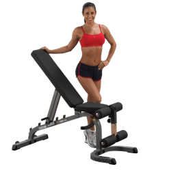 Banc plat incliné décliné Bodysolid disponible chez CRESS Sport