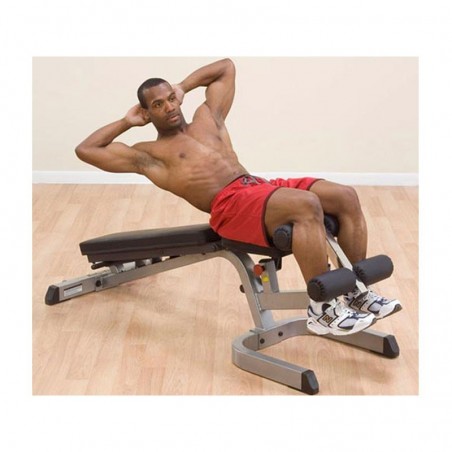 Banc plat incliné décliné Bodysolid disponible chez CRESS Sport