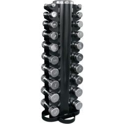 Set Haltères Chrome avec rack de rangement Bodysolid disponible chez CRESS Sprot