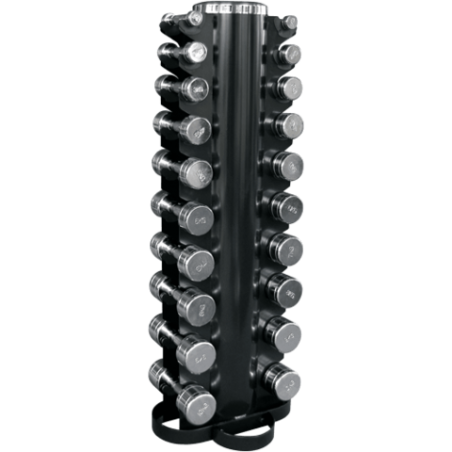 Set Haltères Chrome avec rack de rangement Bodysolid disponible chez CRESS Sprot