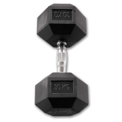 Set de 10 paires d'Haltères Hexagonales  avec rack de rangement