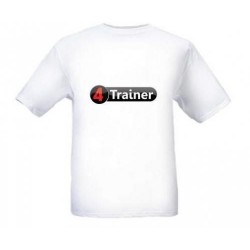 T-shirt Blanc à manches courtes 4Trainer