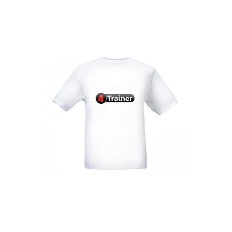 T-shirt Blanc à manches courtes 4Trainer