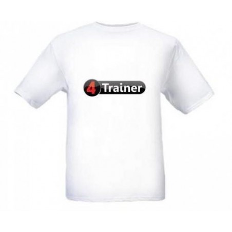 T-shirt Blanc à manches courtes 4Trainer