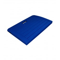 Tapis pliable bleu 140x60 cm