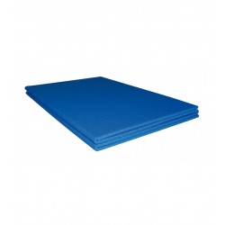 Tapis natte bleu 140x50 cm