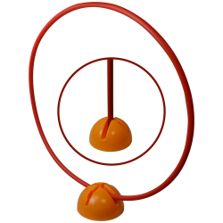 Socle multi-fonctions pour jalons, cerceaux ronds et plats