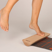 PEDALO ROULEAUX EN BOIS - Support d'équilibre et d'exercice pour vos pieds