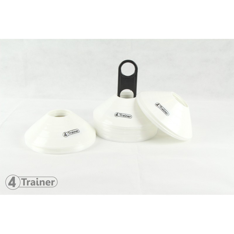 Lot de 50 repères souples de marquage blanc 4Trainer Lot de 50 repères souples de marquage blanc 4Trainer