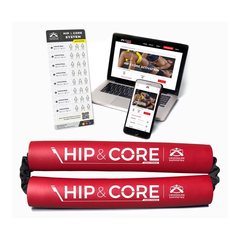 CROSSOVER SYMMETRY® Pack Hip & Core - Bande Élastique + Guide d'Entraînement