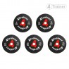 Disque Olympique - Bumper de Musculation pour Barre d'Haltérophilie - 4Trainer