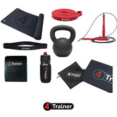 Home Fitness Pack - Kit d'Entraînement avec Kettlebell inclus