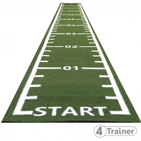PISTE EN GAZON - Largeur 1 m - CURLED – Poils Courts - Vert