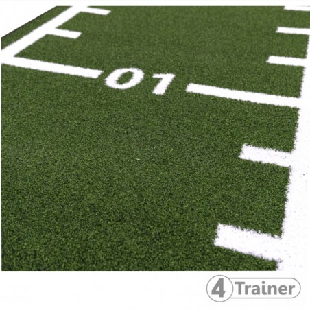 PISTE EN GAZON - Largeur 1 m - CURLED – Poils Courts - Vert