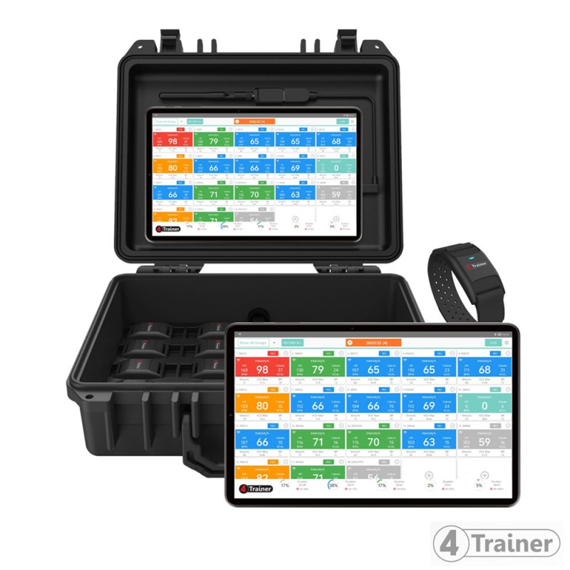 CARDIO TEAM - Analyseur de Fréquence Cardiaque en direct - 4Trainer